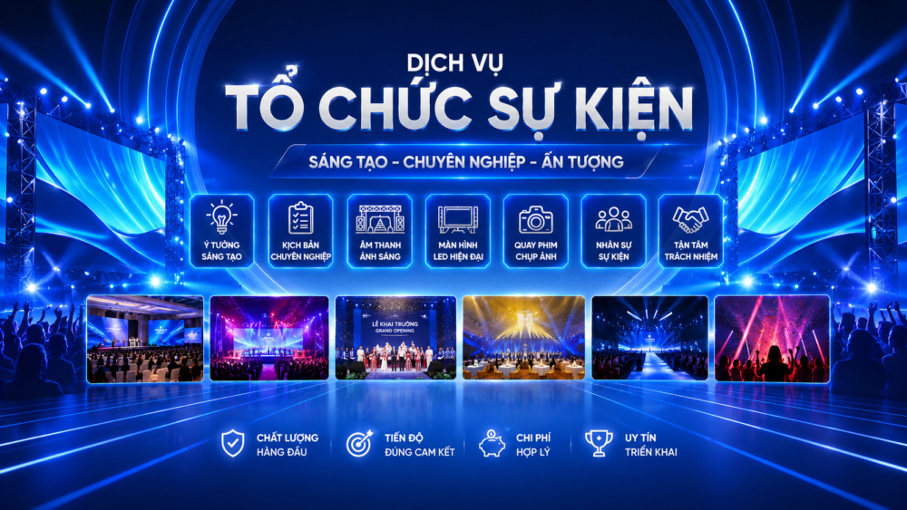 tổ chức sự kiện tại Quảng Ngãi