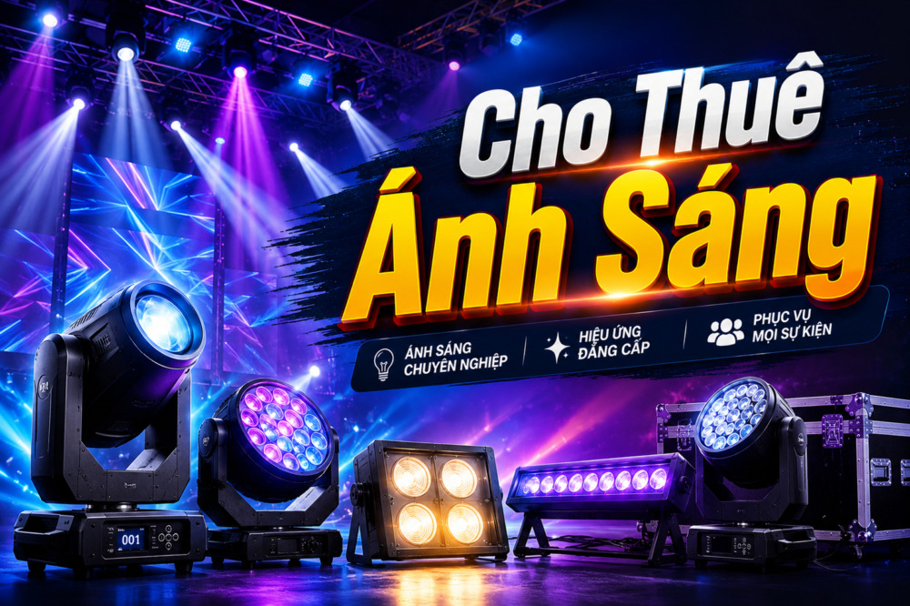 Cho thuê ánh sáng sự kiện