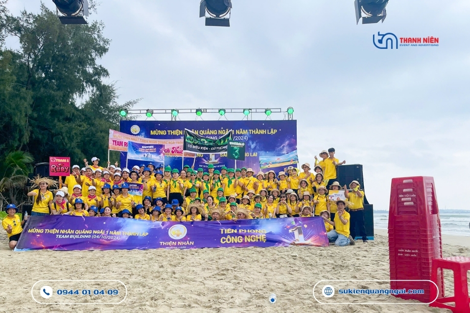 Tổ chức Team Building và Gala Dinner bùng nổ