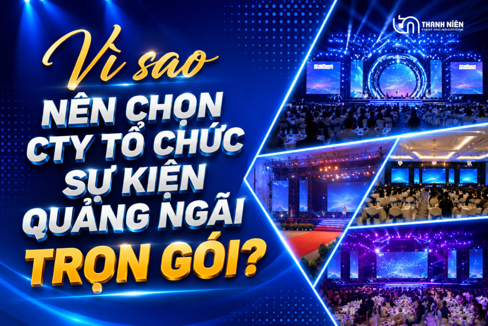 Khi lựa chọn một cty sự kiện quảng ngãi trọn gói, bạn sẽ nhận được nhiều lợi ích vượt trội
