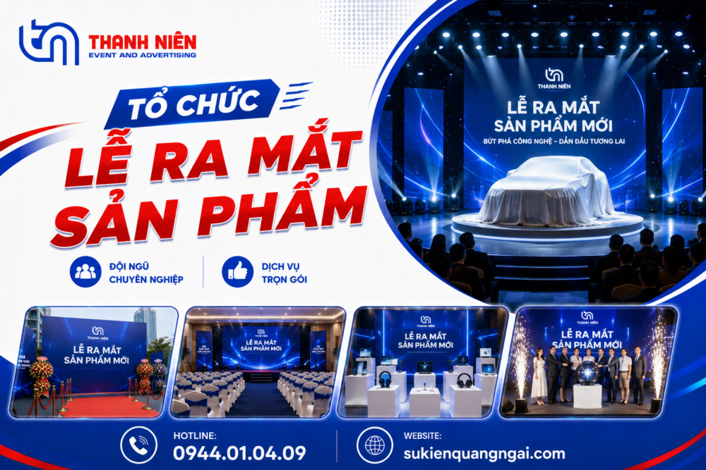 Tổ chức lễ ra mắt sản phẩm tại Quảng Ngãi