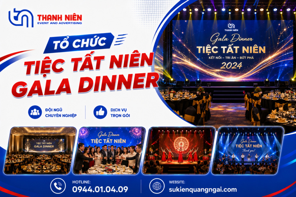 Tổ chức sự kiện tiệc tất niên, Gala Dinner