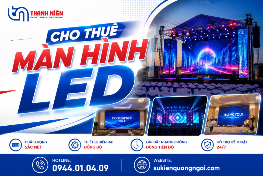 Cho thuê màn hình led sự kiện
