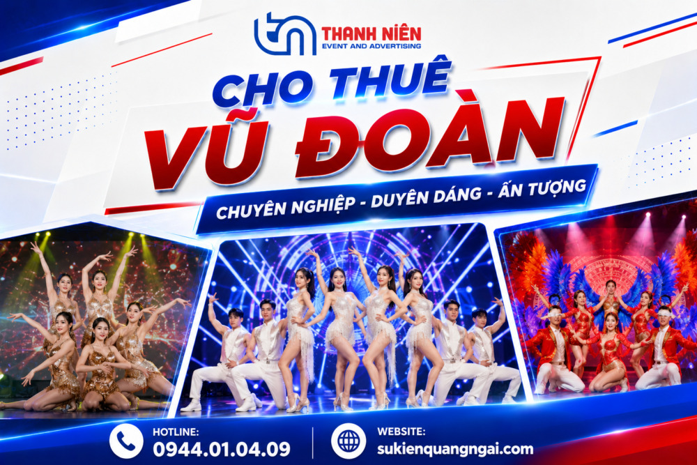 Cho thuê vũ đoàn chuyên nghiệp
