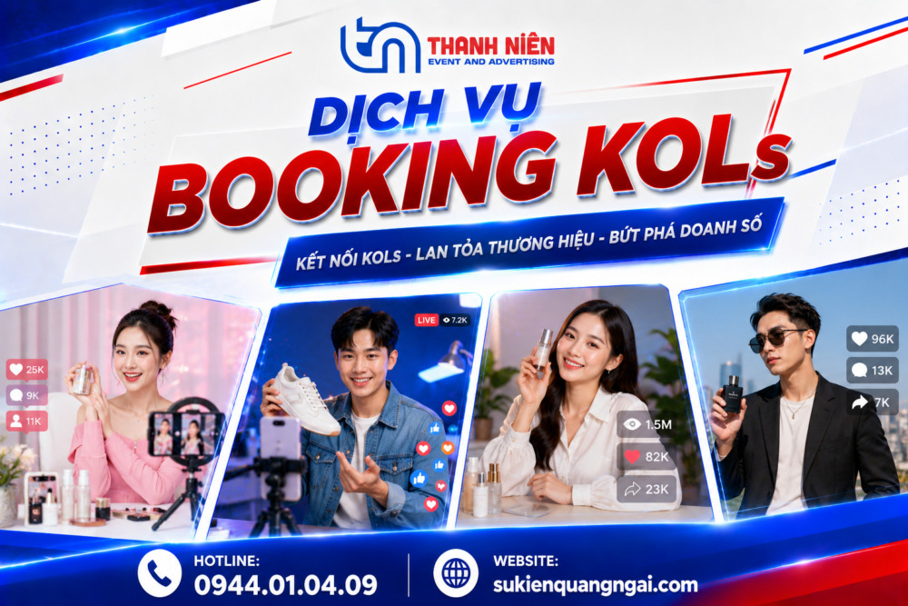 Dịch vụ booking KOL