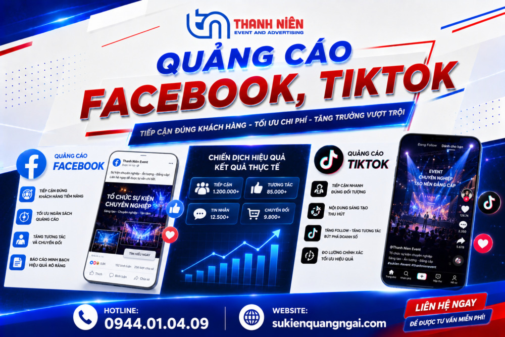 Dịch vụ Quảng cáo Facebook, Tiktok