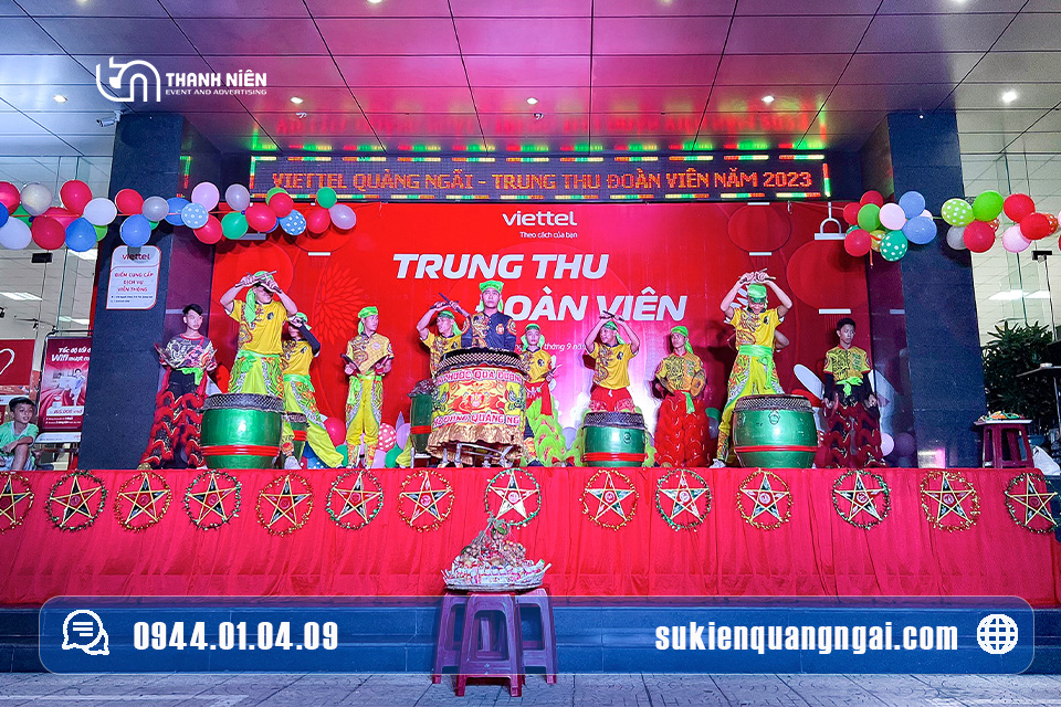 tổ chức trung thu trọn gói Quảng Ngãi Cung cấp trọn gói hệ thống nhân sự sự kiện chuyên nghiệp