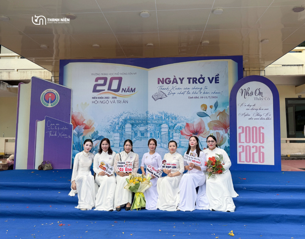 tổ chức hội khóa 20 năm