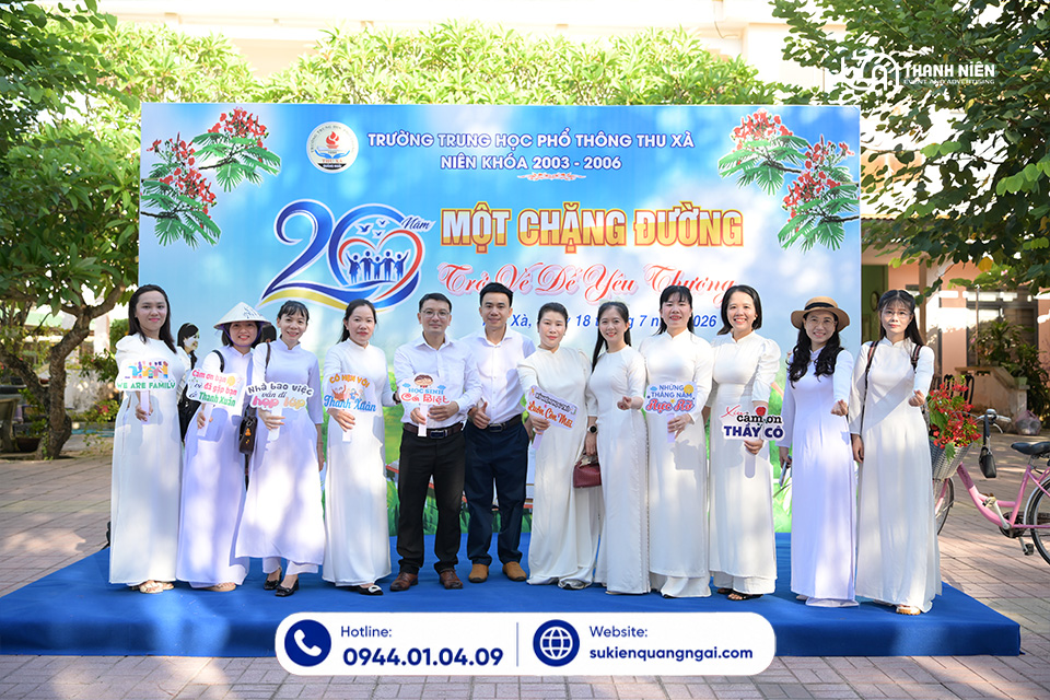 tổ chức hội khóa 20 năm