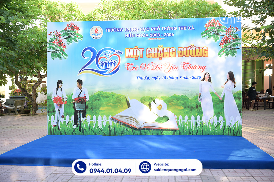tổ chức hội khóa 20 năm