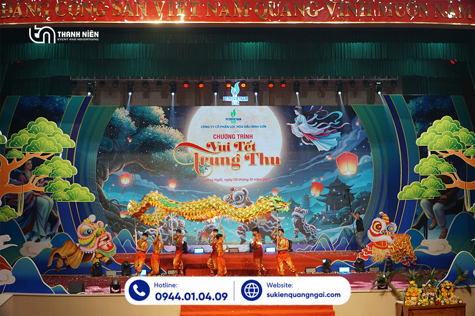 Thanh Niên Event tổ chức trung thu trọn gói Quảng Ngãi với quy trình vận hành chuyên nghiệp 